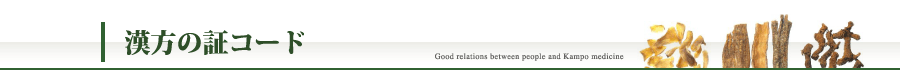 漢方の証コード